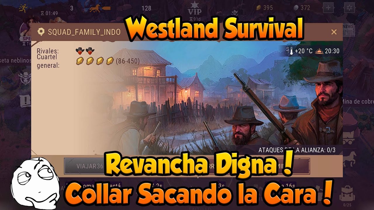Westland Survival Revancha Digna! Collar Sacando Cara!