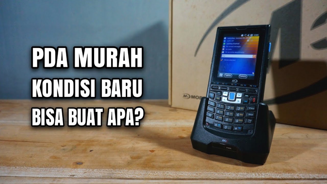 Nyobain Pocket PC Jadul PDA M3 Smart Mobile , bisa buat apa aja?