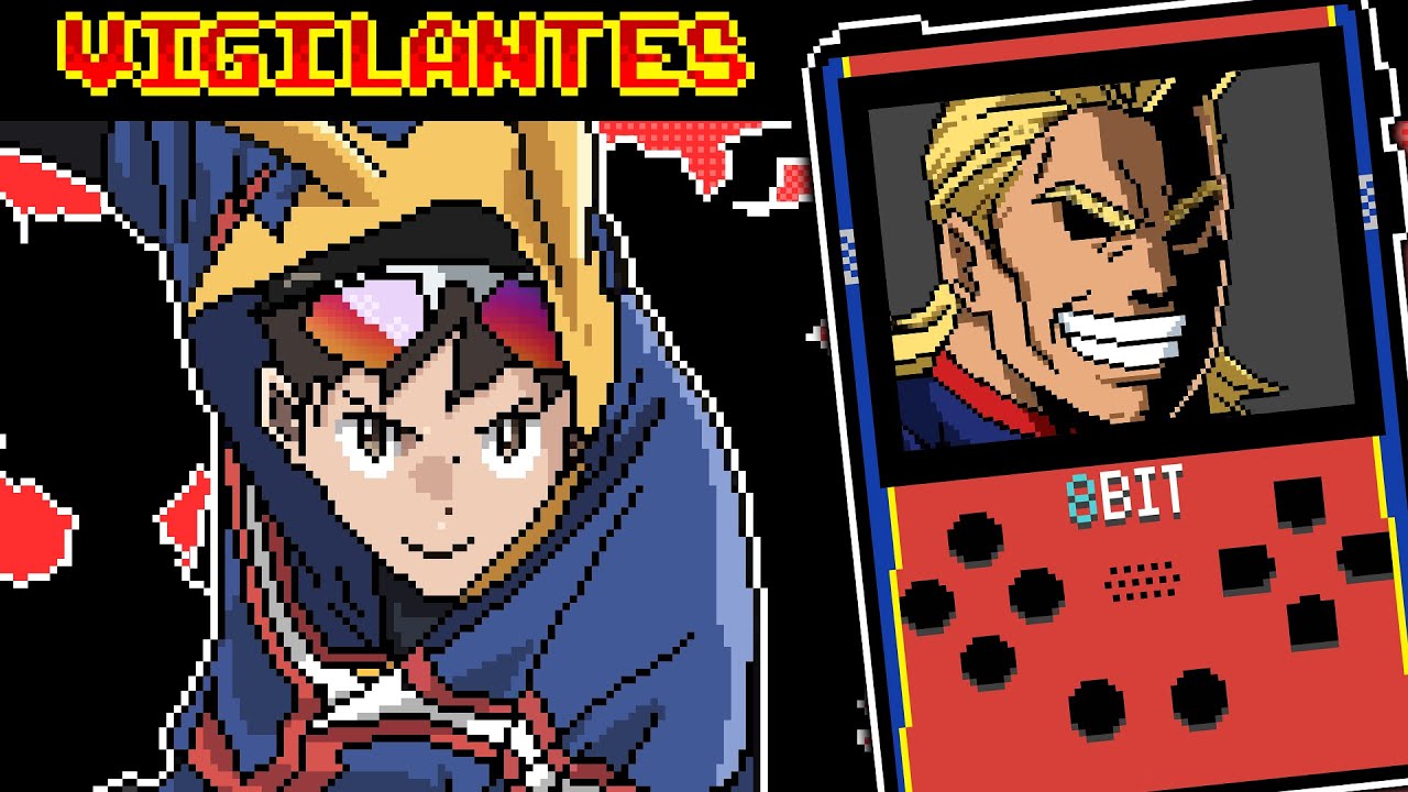 [8bit] My Hero Academia: Vigilantes OPENING｜Kocchi no Kento - Kekka Orai｜8bit; 1-N163 Cover