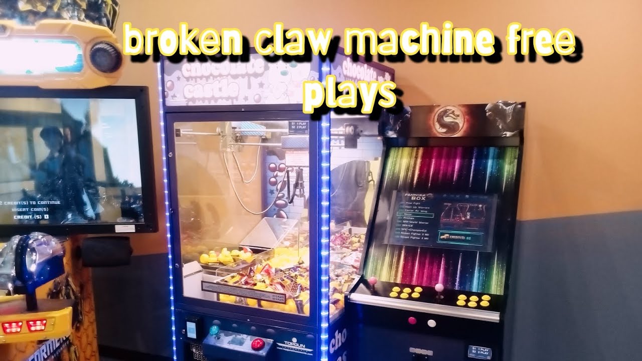Broken claw machine (free plays)