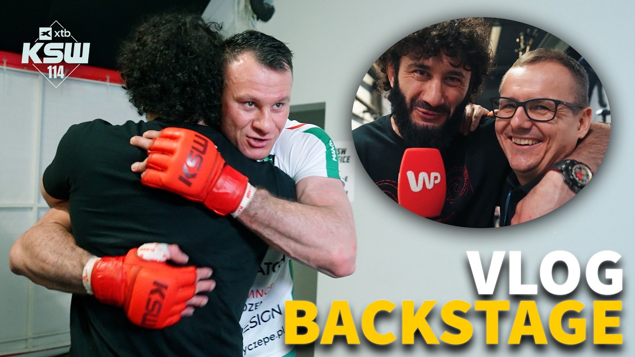 WZRUSZAJĄCE MOMENTY NA GALI - VLOG / BACKSTAGE | XTB KSW 114