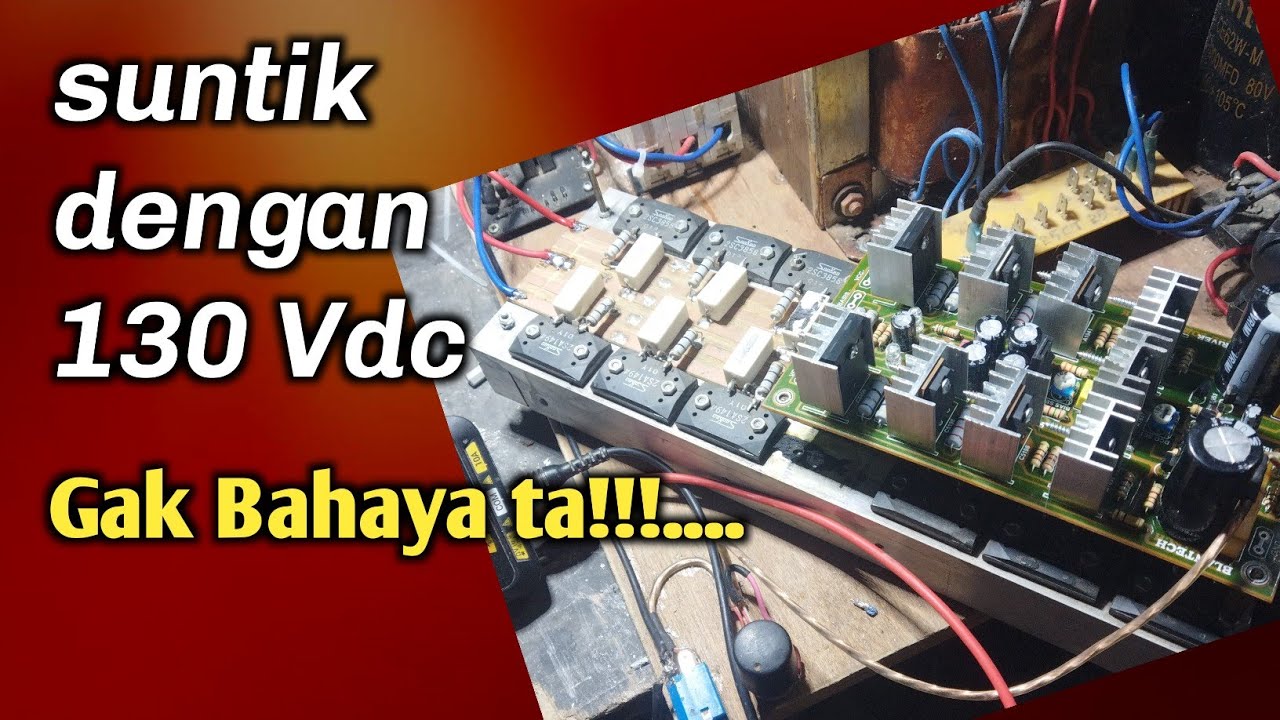 Test driver uvj B3 ditegangan 130vdc