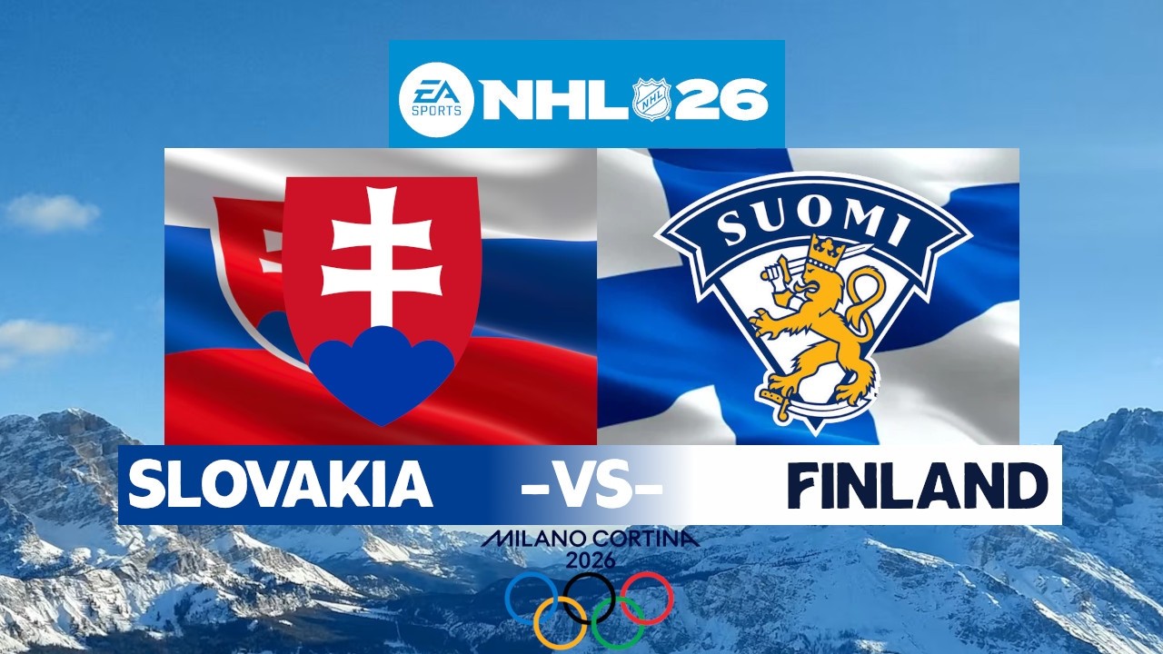 NHL 26 | Winter Olympics Simulation  | Slovakia - Finland | Highlights | PS5