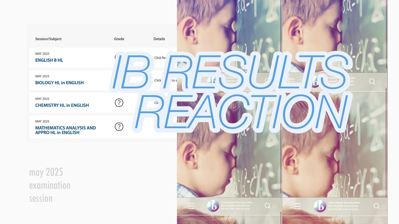 may 2025 IB DP results reaction !!