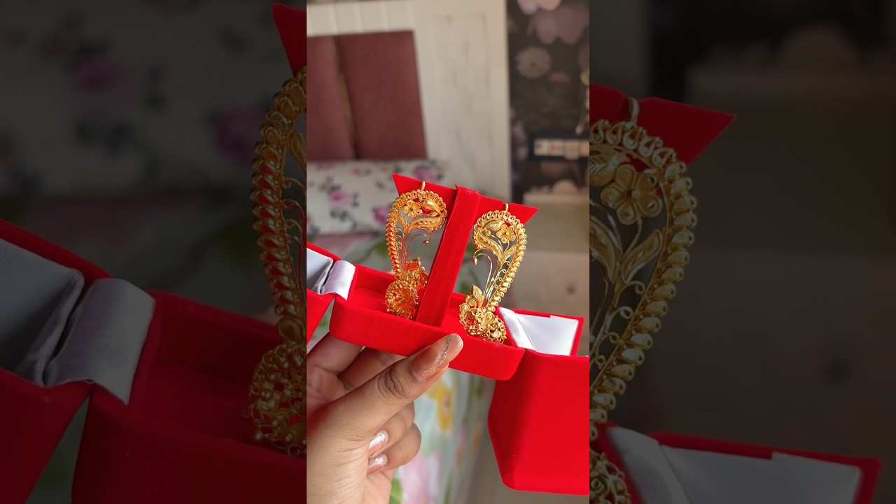 My First Gold Purchase ❤️ #dhanteras #diwali #shorts #youtubeshorts #diwaligift #gold #goldearrings