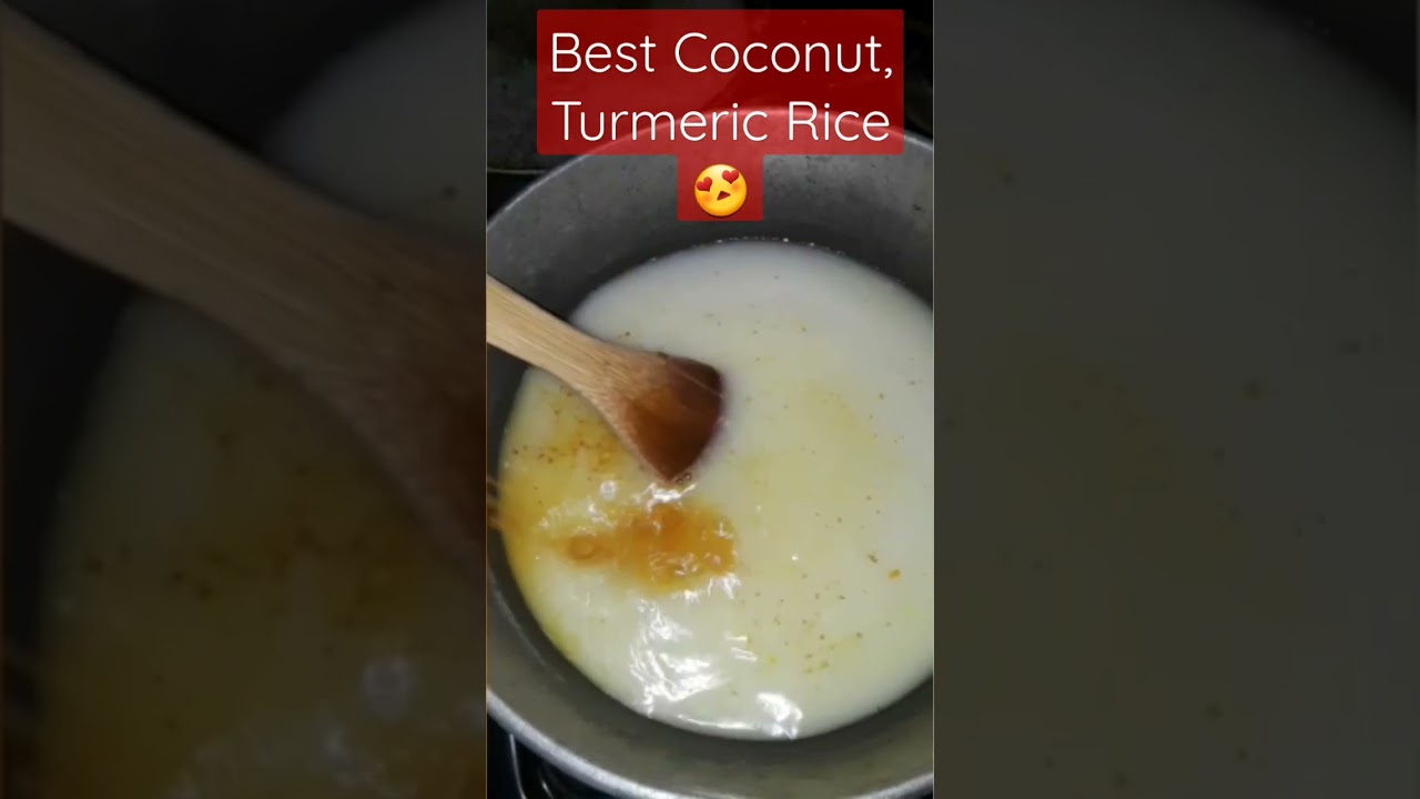 New Recipe, Turmeric Coconut Rice