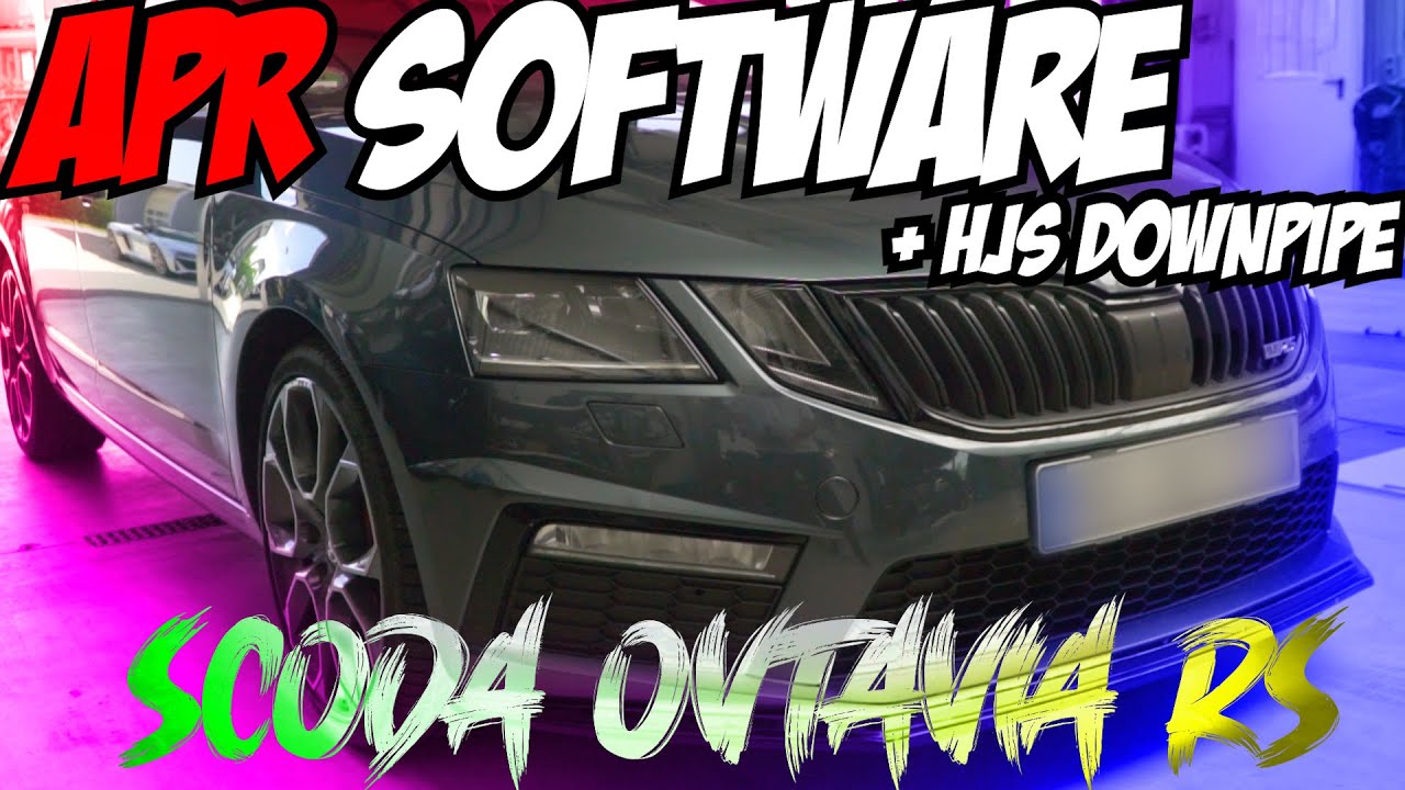 Skoda Octavia RS,  APR Software + HJS Downpipe [ AHindustries ]