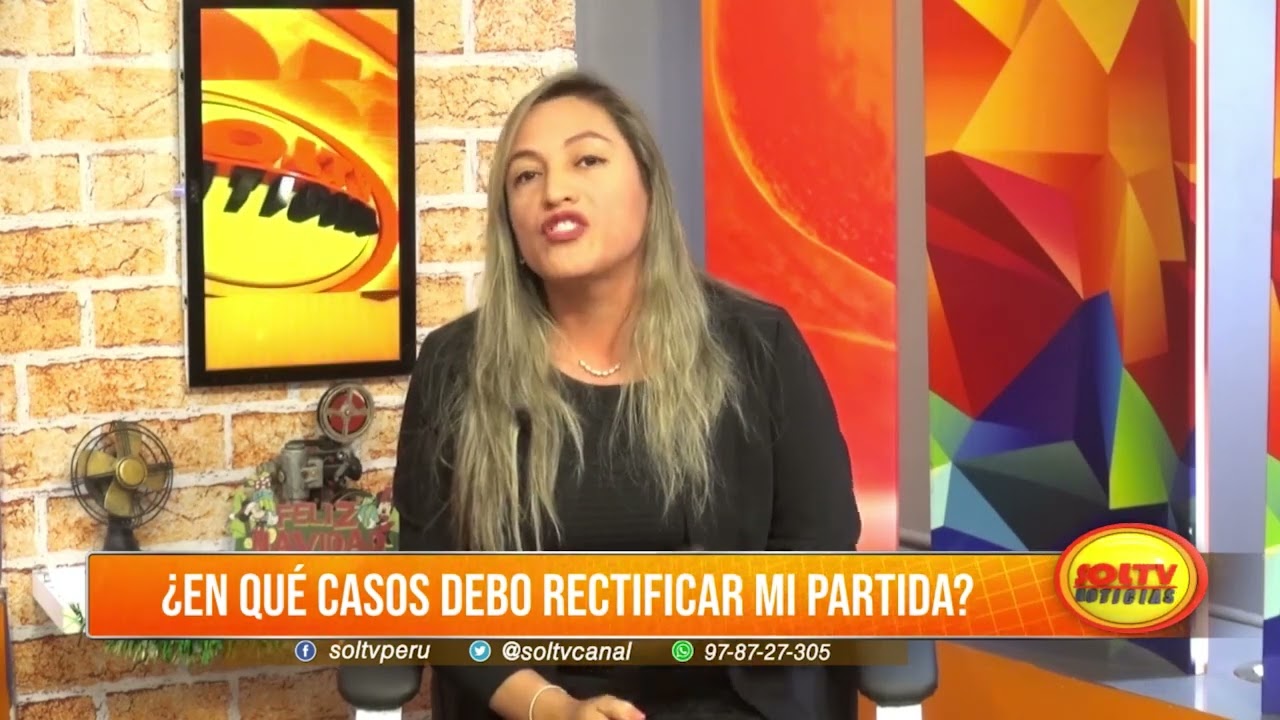 ¿En qué casos debo rectificar mi partida?