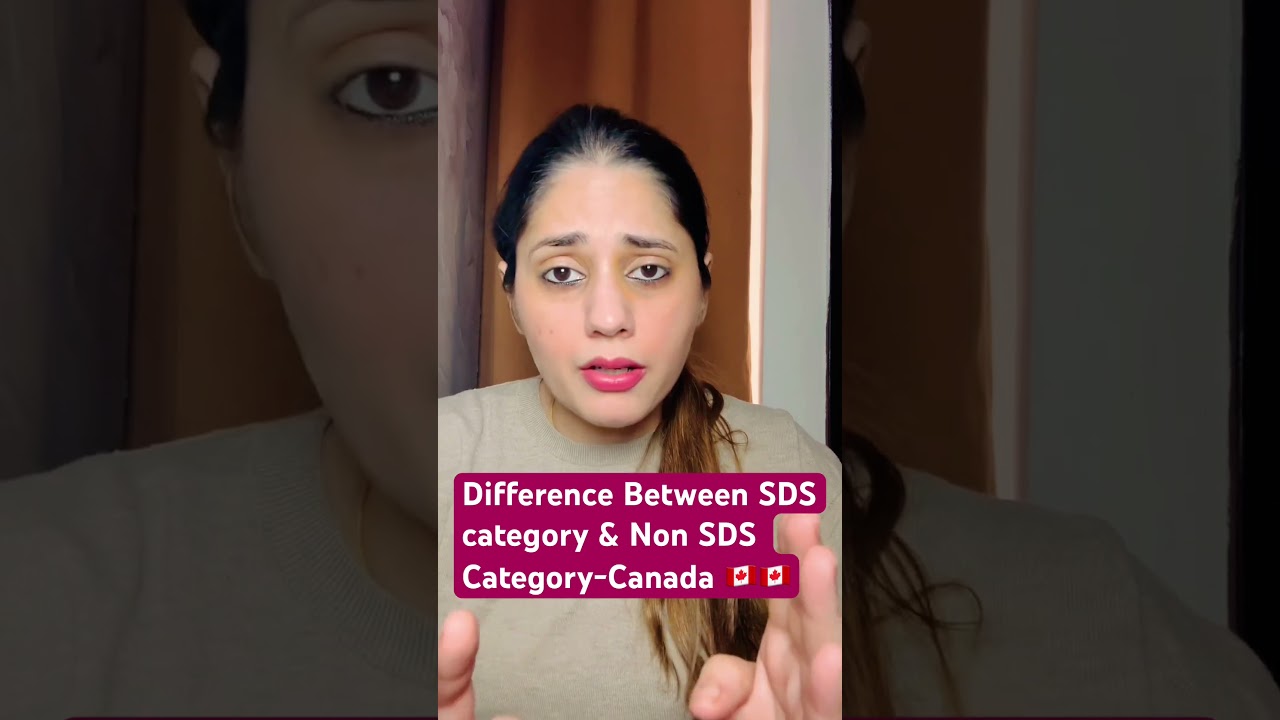 Difference in SDS category & Non SDS Category -Canada 🇨🇦। #visa #canadavisa #canada #sds #urgent