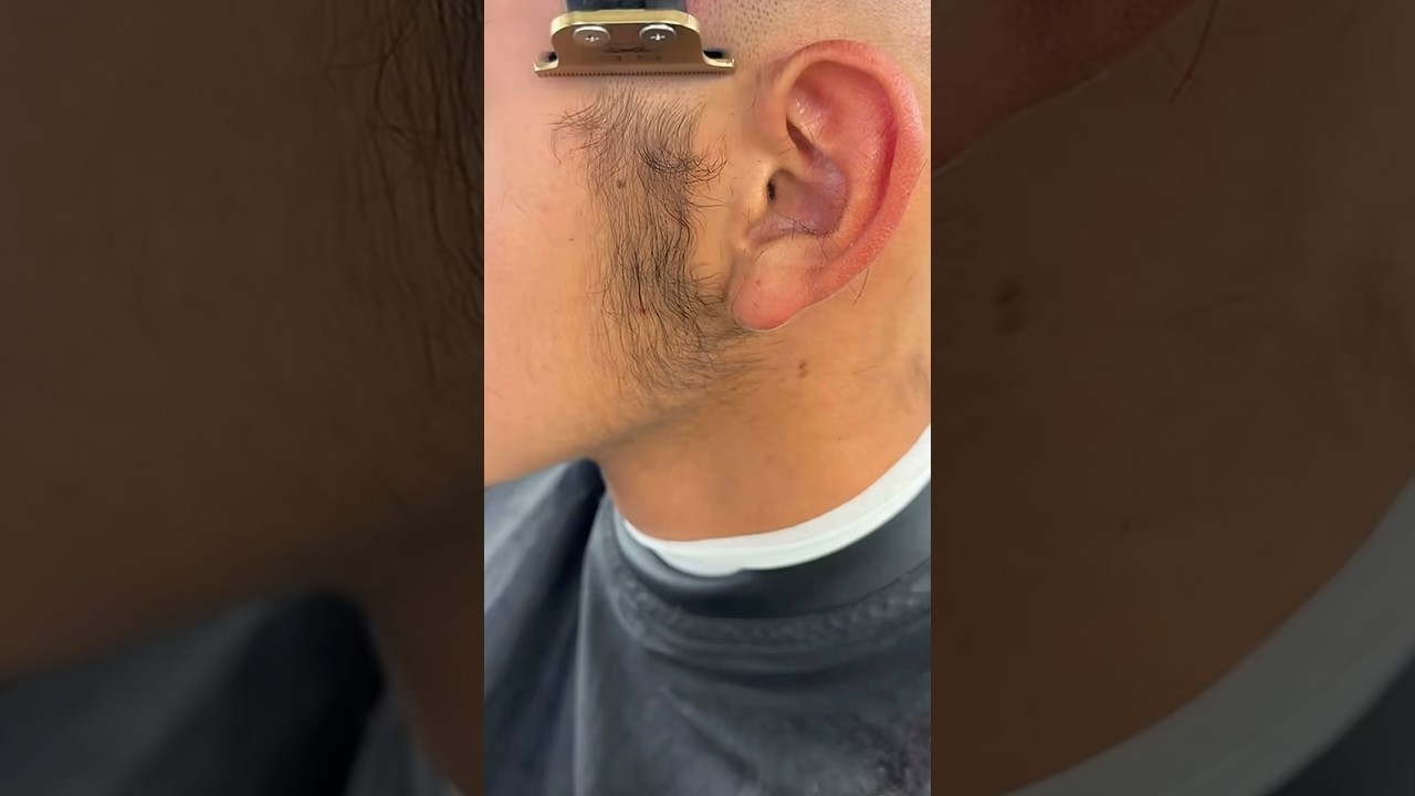 La BARBA tipo PELUSA que mucho adolescente usa 🧐#devilstyle #barba #adolescentes #cabello #pelo