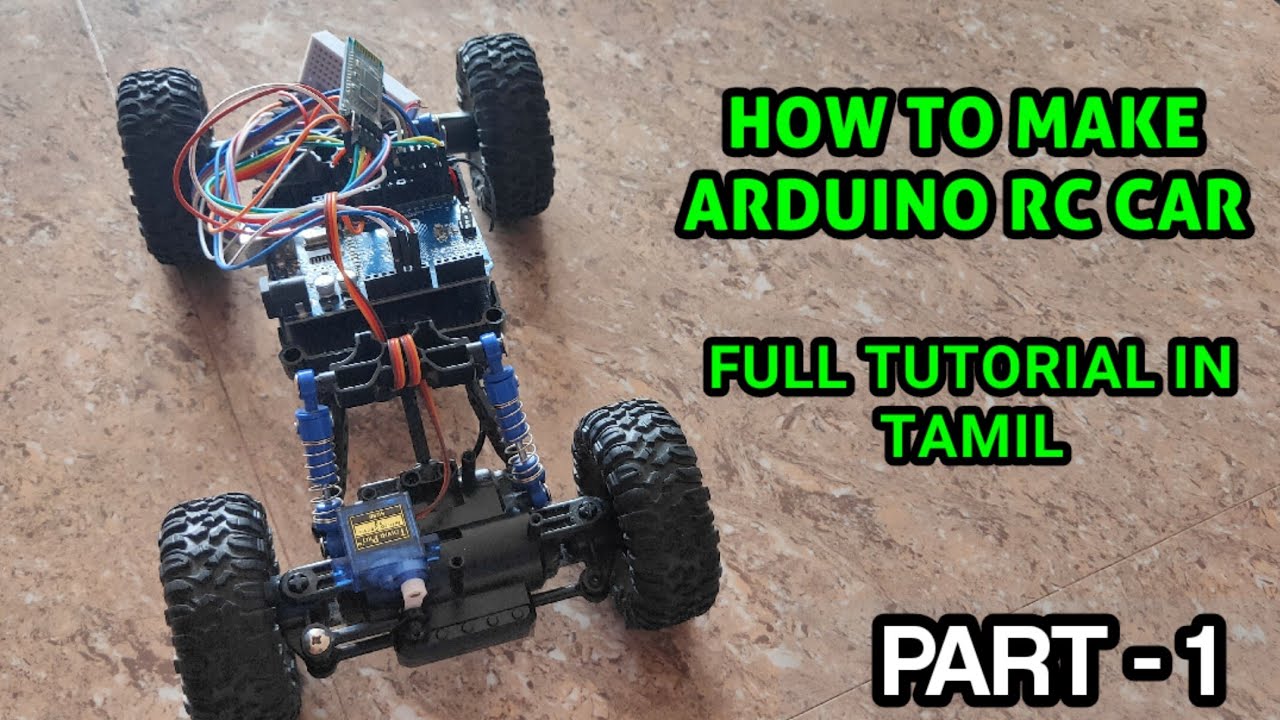How to make rc car using arduino- in tamil
