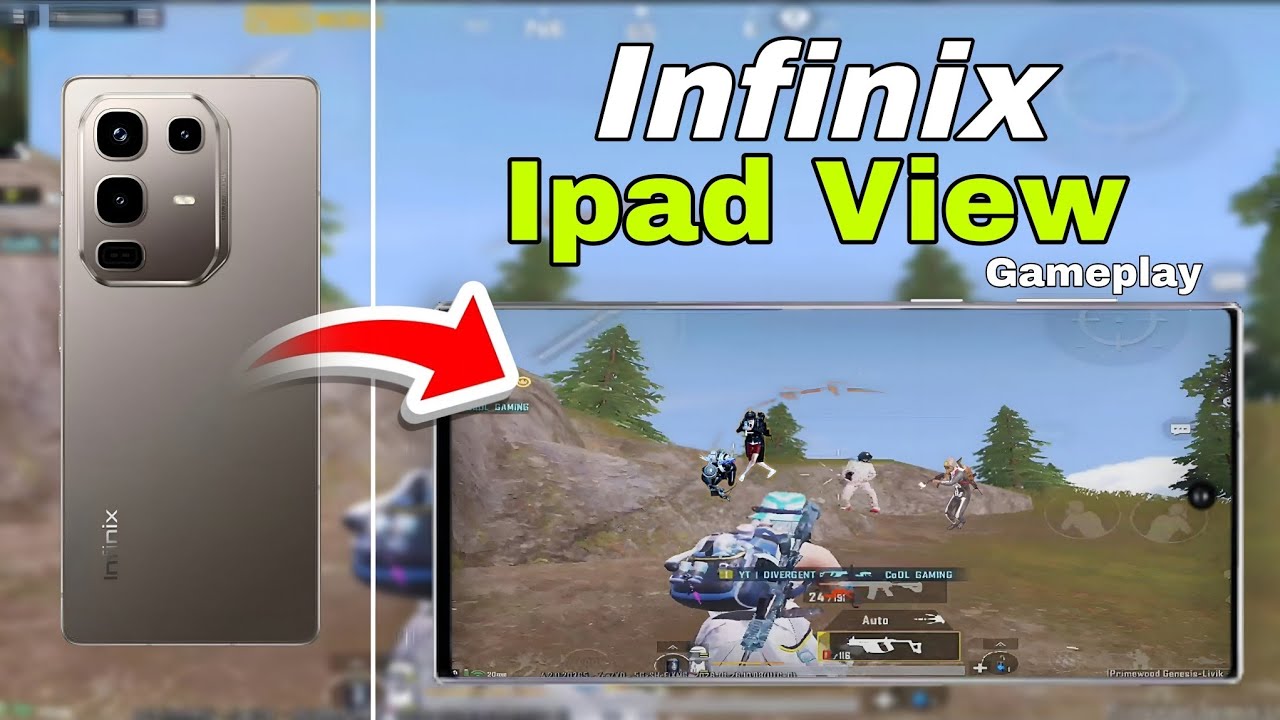 Infinix Note 50 Pro PUBG Test | iPad View Gameplay!