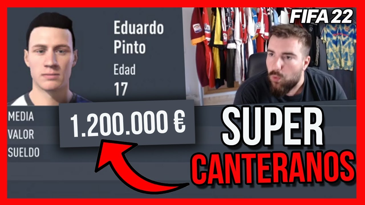 COMO TENER LA MEJOR CANTERA 💎 en FIFA 22 MODO CARRERA