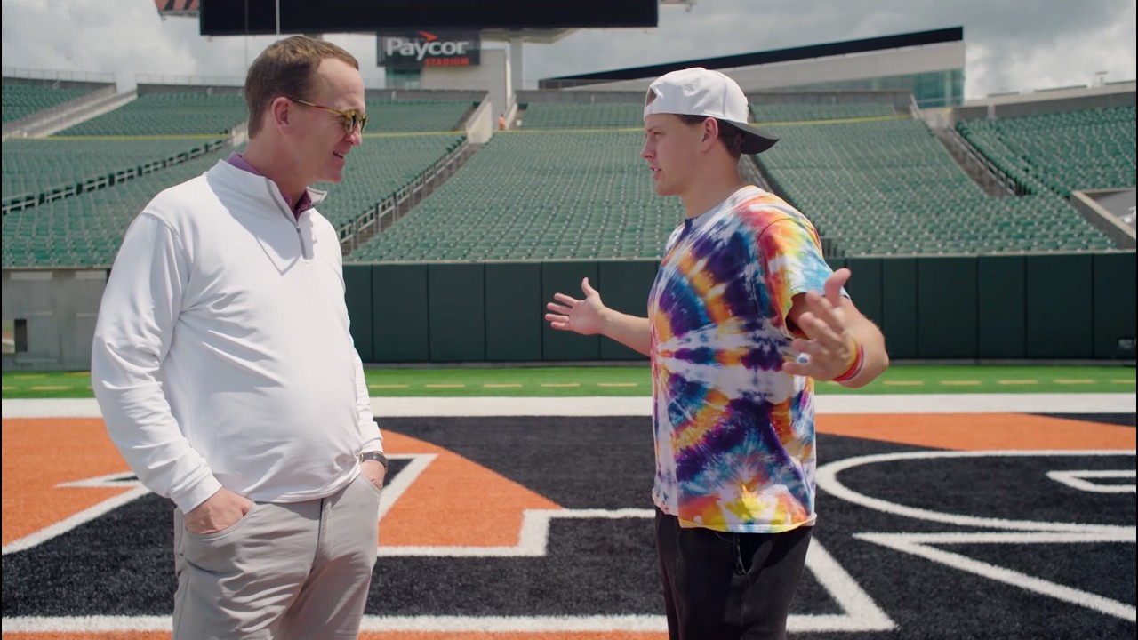 Peyton Manning & Joe Burrow Discuss the Biggest Change in Quarterback History