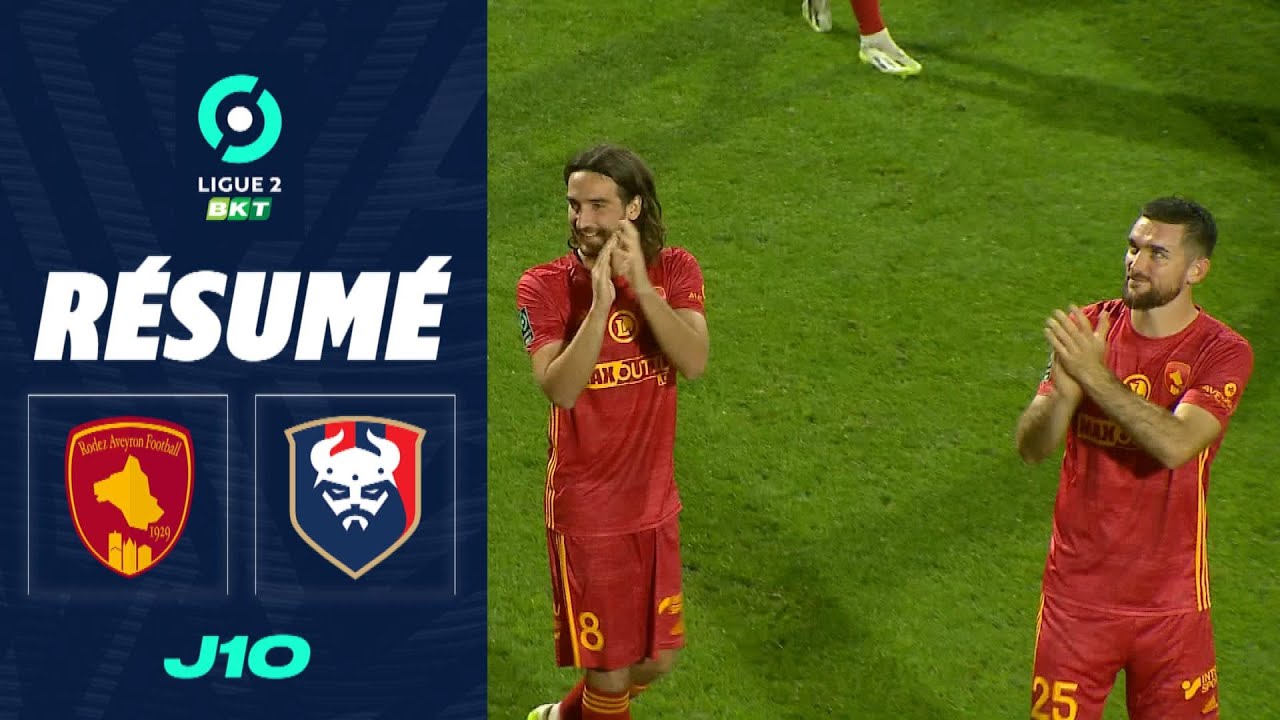 RODEZ AVEYRON FOOTBALL - STADE MALHERBE CAEN (5 - 3) - Résumé - (RAF - SMC) / 2023-2024