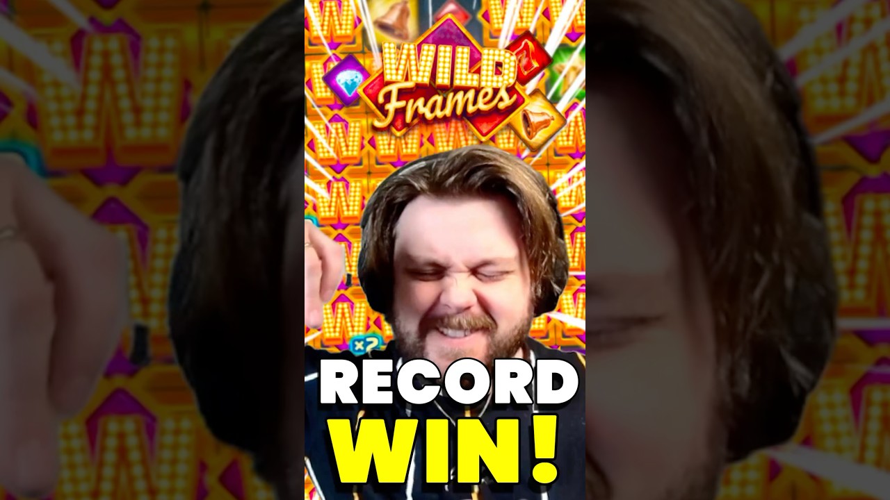 🎆 MASSIVE RECORD WIN ON WILD FRAMES! (Play'n GO) 🎰