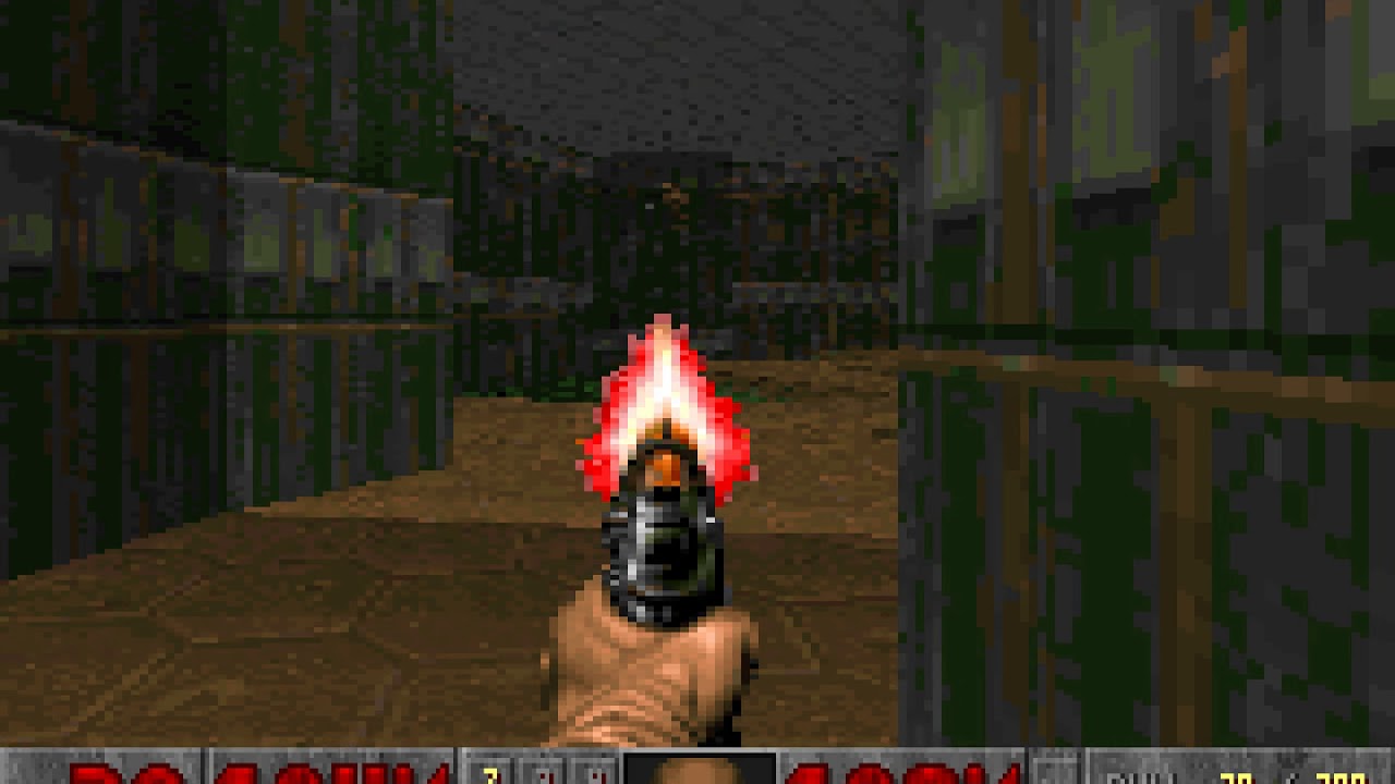 DOOM - E1M1 - PC SPEAKER - LOW DETAILS - KEYBOARD