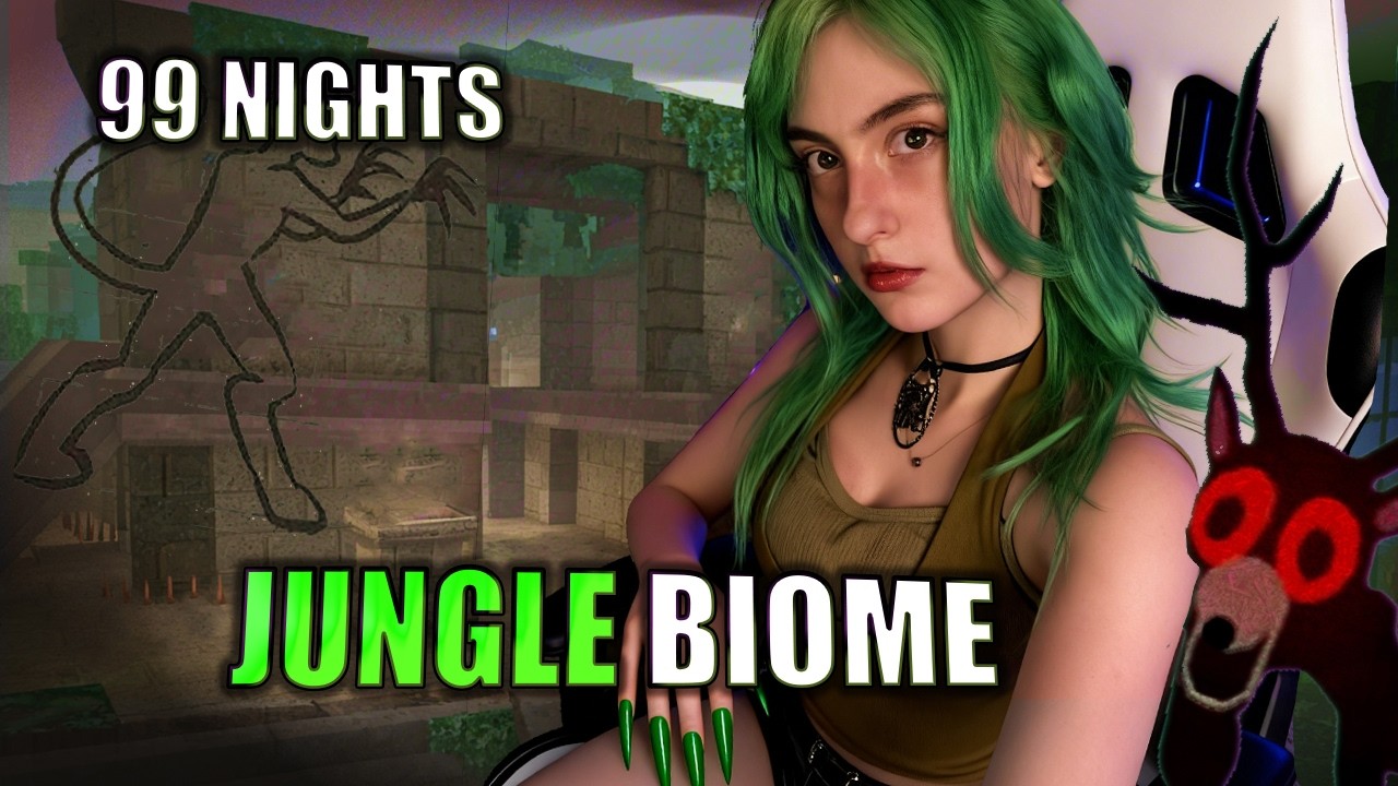 Pierwsza REAKCJA na nowy UPDATE Biomu Jungle w 99 nocy w lesie | ZAPIS LIVE |