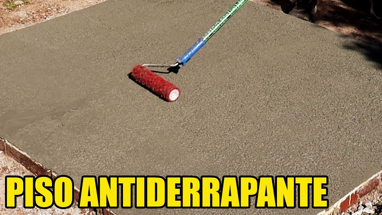 Piso Antiderrapante com Argamassa - Faça Você Mesmo