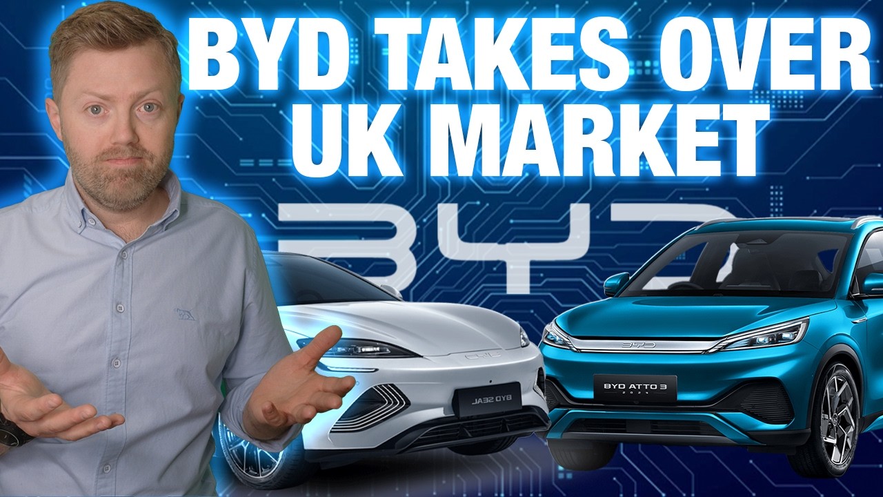 BYD процветает в Великобритании: продажи выросли почти на 900% за месяц