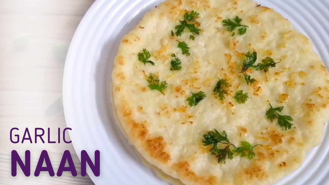 Gluten free Garlic naan bread recipe | Gluten free recipes by Zaiqa Food Channel
