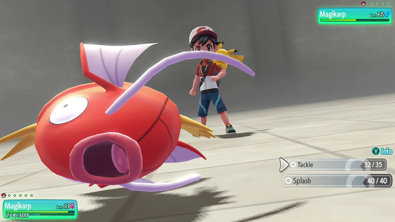 Pok&eacute;mon Let's Go Pikachu Master Trainer Challenge #129   Magikarp