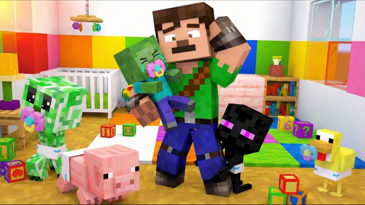 Nyitottam egy Napközit a Moboknak a Minecraftban!