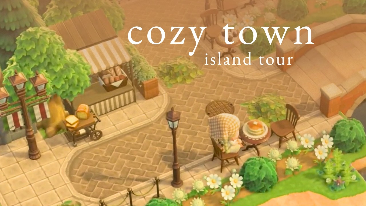 european towncore island tour | animal crossing asmr 🌾