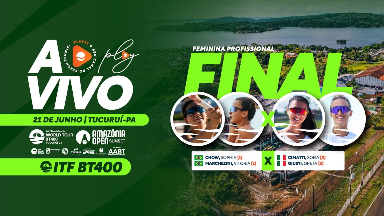 FINAL: SOPHIA CHOW/VITORIA MARCHEZINI X SOFIA CIMATTI/GRETA GIUSTI - BT400 - TUCURUÍ (PA)