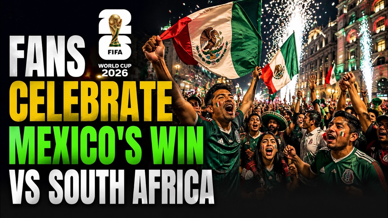 FIFA World Cup 2026 Livestream | Mexico Vs South Africa Fan Celebration LIVE