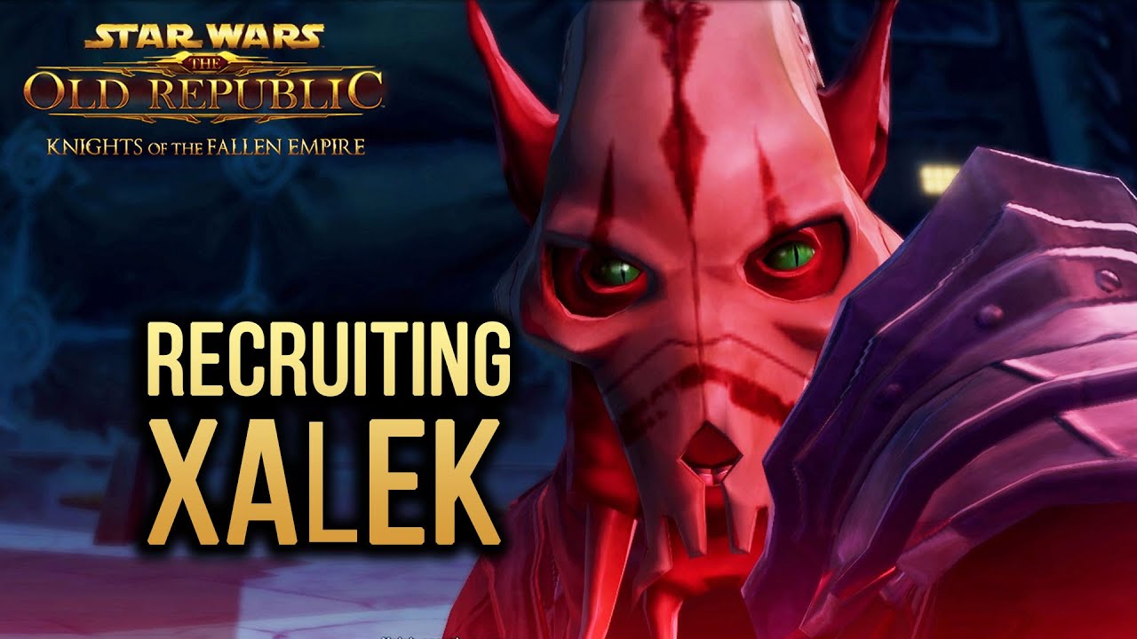 SWTOR Knights of The Fallen Empire - Recruiting Xalek (Dark Side)