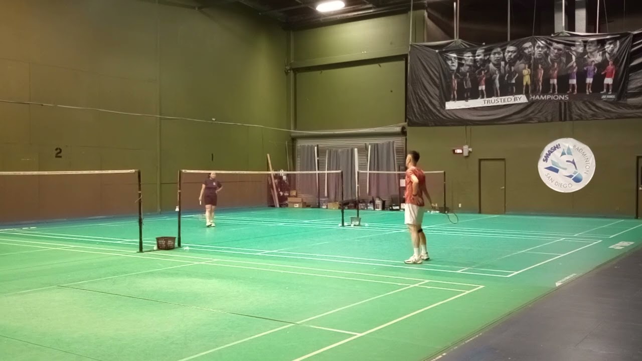 Clara bs Josh Badminton Singles -3