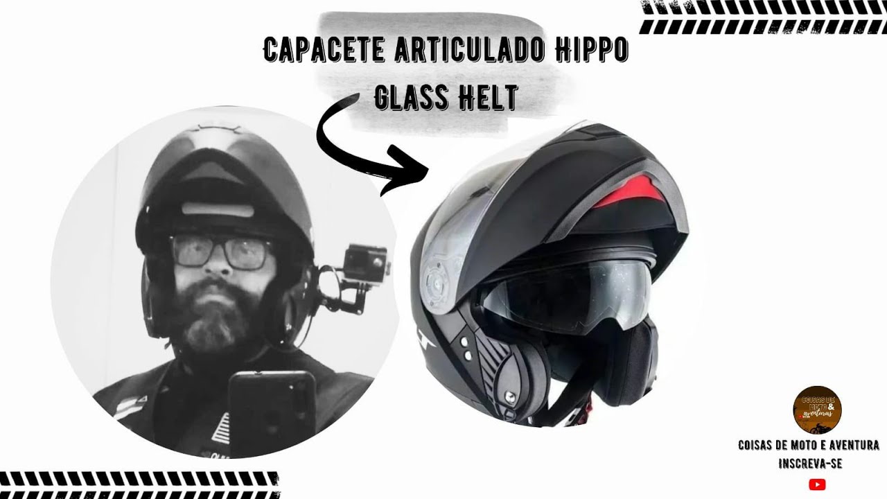 CAPACETE HELT HIPPO GLASS &Eacute; BOM?