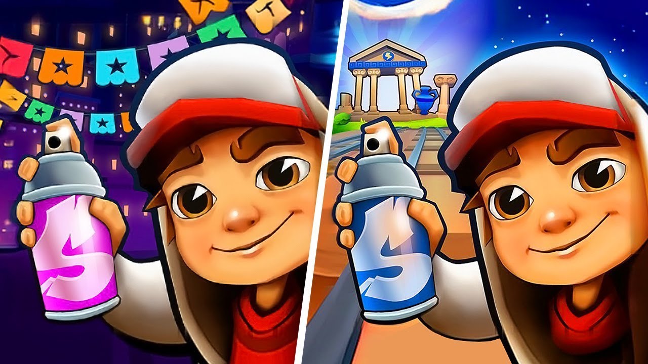 Subway Surfers Mexico 🆚 Subway Surfers Iceland, Subway Surfers Map Comparison