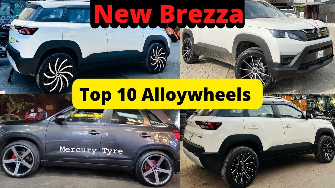 New Brezza Modified || Top 10 Alloy wheels for Brezza || Brezza || New Brezza || Brezza Modified
