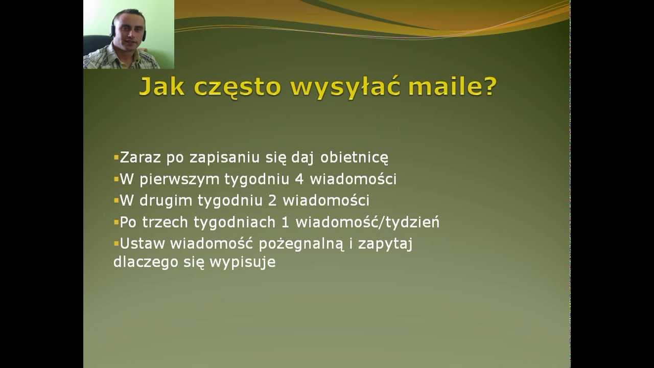Lekcja 3: Skuteczna kampania mailingowa w Autoresponderze Stiforp