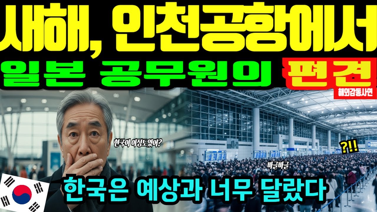 [해외감동사연] 인천공항 입국한 일본 공무원, 귀국을 3번이나 미룬 진짜 이유