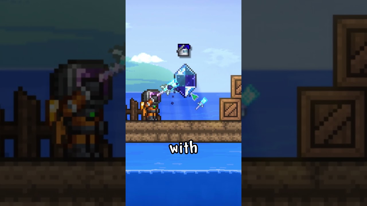 Советы по быстрому сбору кристаллов в Terraria 💎 #terraria