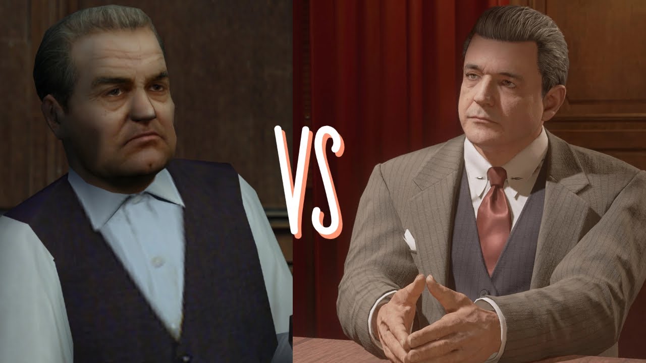 Don Salieri's Cutscenes: Mafia vs Mafia Definitive Edition – A Comparison