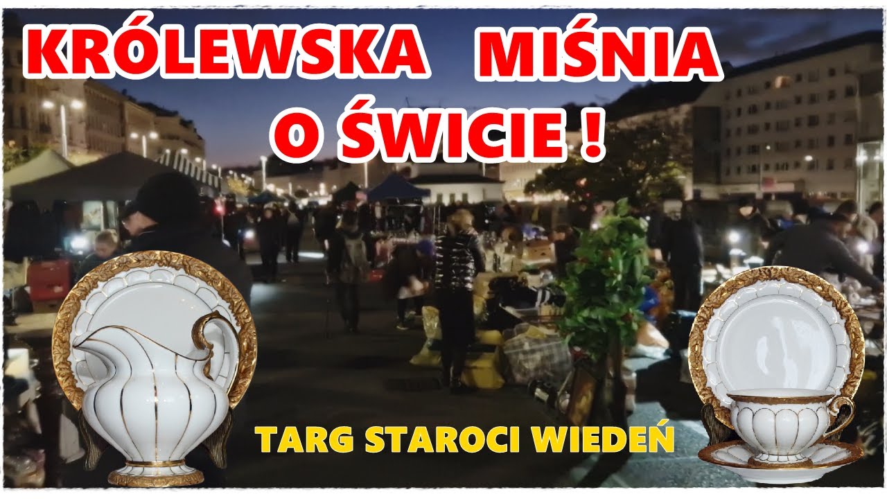 Królewska Miśnia o świcie! Targ staroci w Wiedniu. #antyki #targstaroci #porcelana #starocie #skarb
