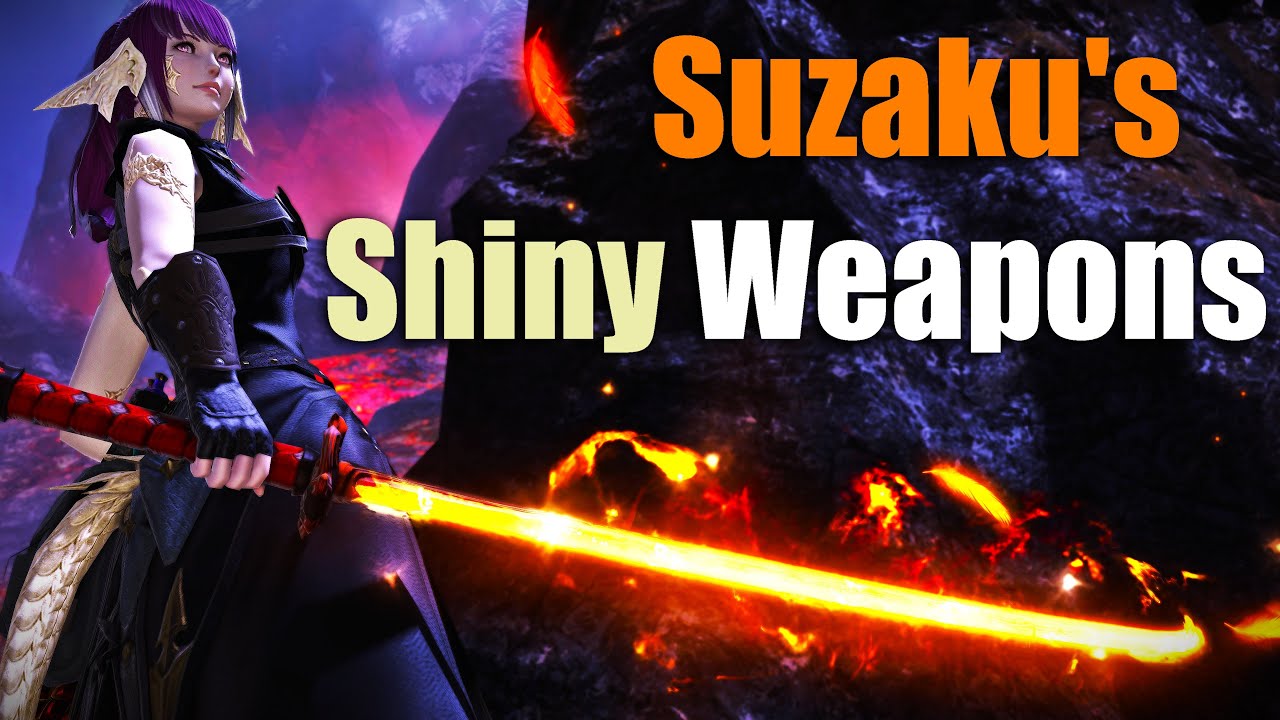 All Flame-Kissed Suzaku Weapons | Showcase in 4k/UHD