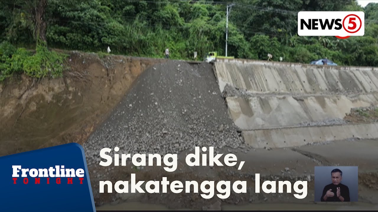 Gumuhong dike sa Aringay, La Union, ilang araw nang hindi inaayos | Frontline Tonight