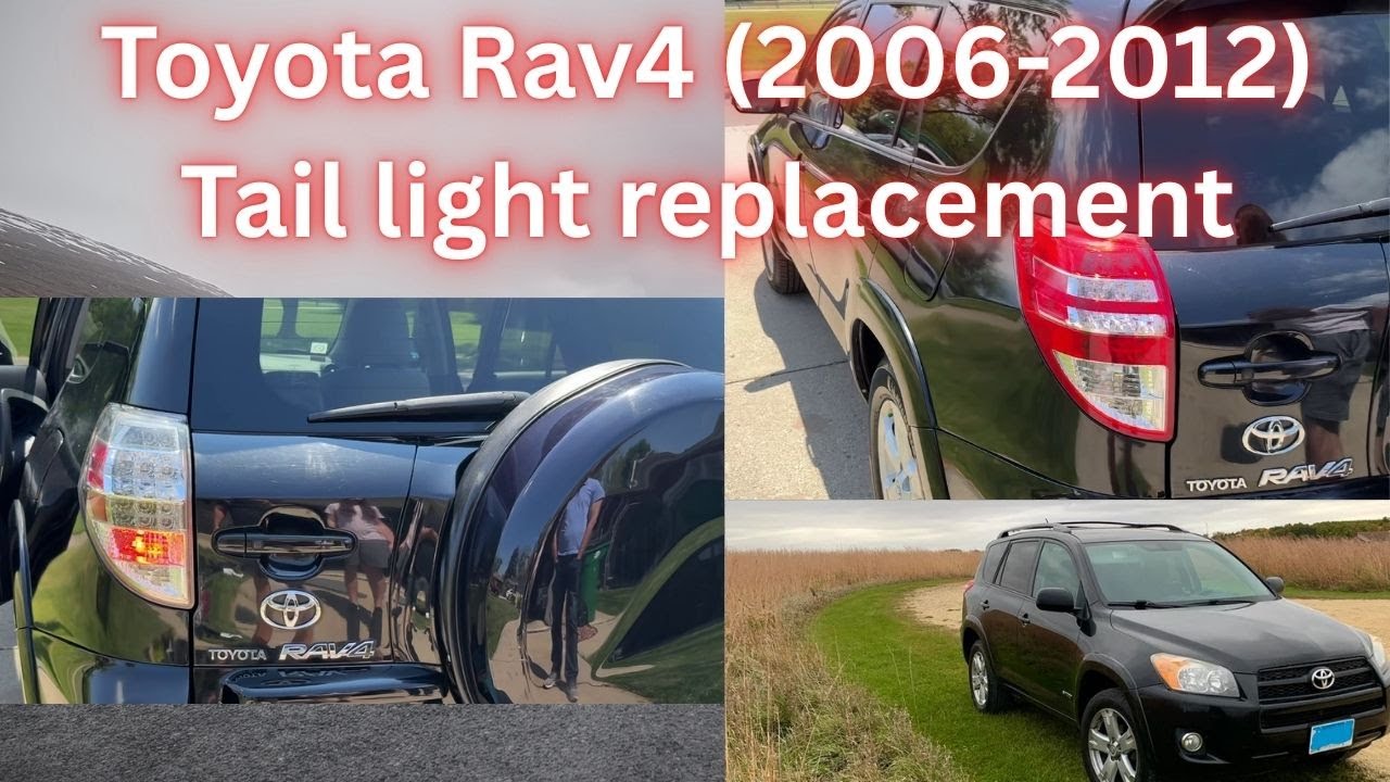 Toyota Rav4 3rd Gen (2006-2012) tail lights replacement.How to remove and relace tailight.