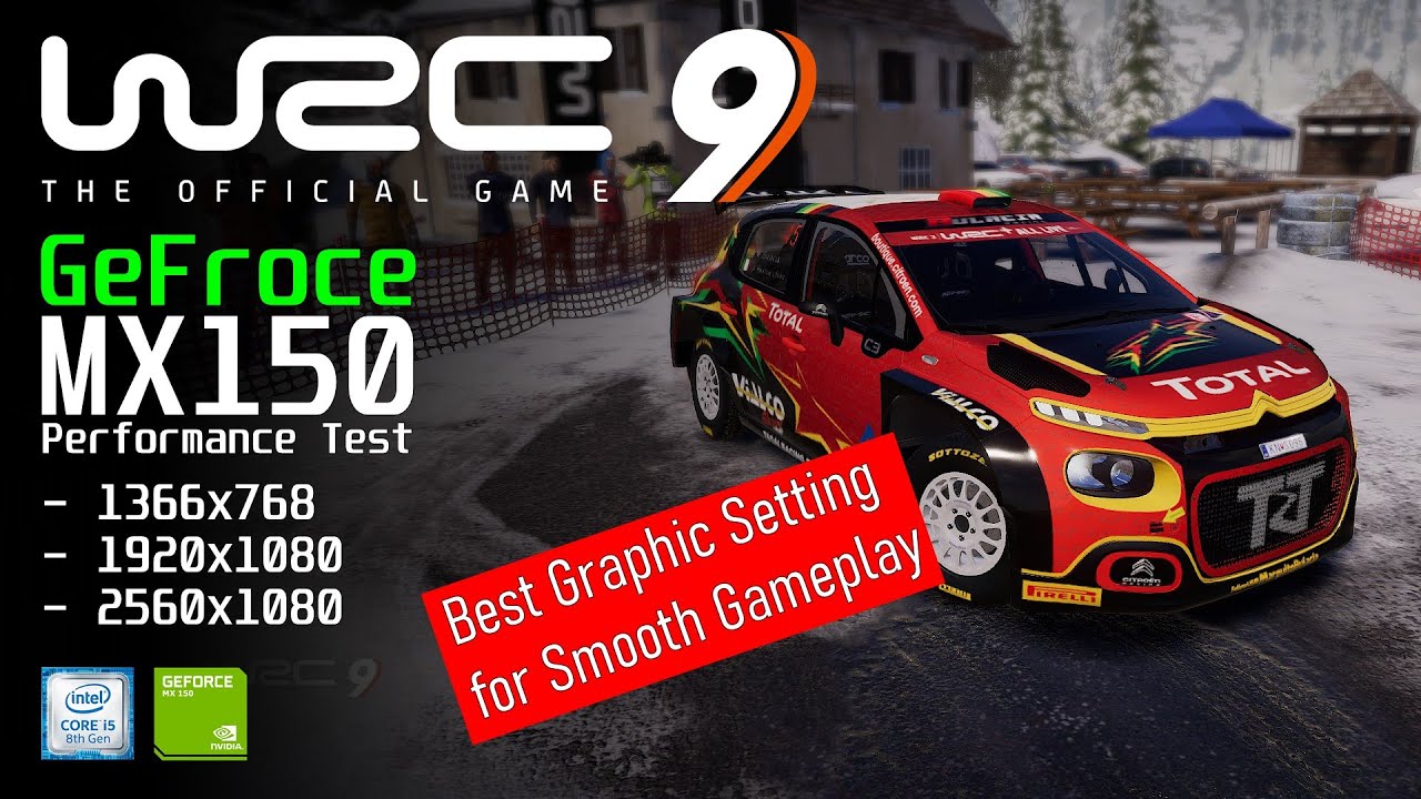 WRC 9 | GeForce MX150 Gaming Test I Acer E5-476G