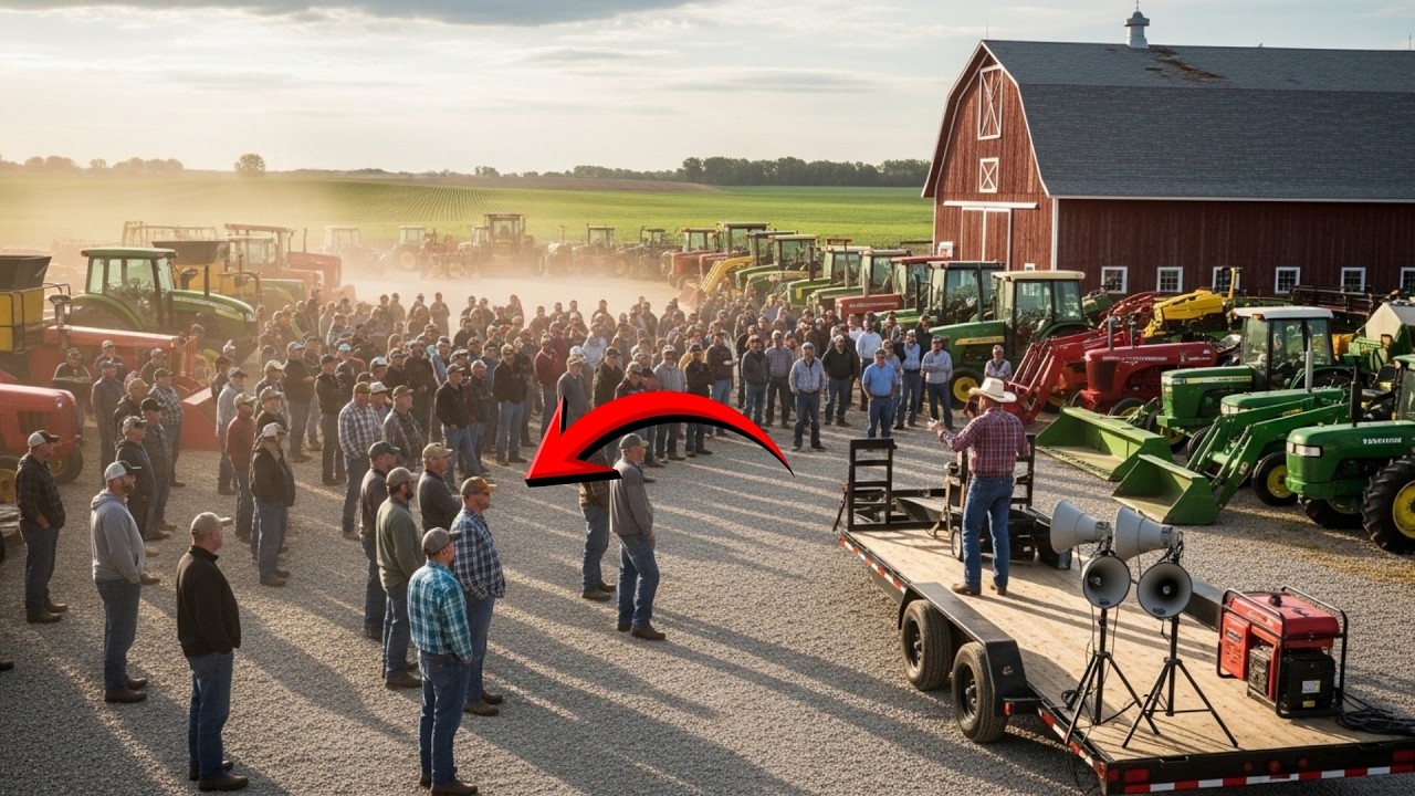 The Case IH Auction Drew 600 People — Nobody Bid on the Tractor That Built the Farm