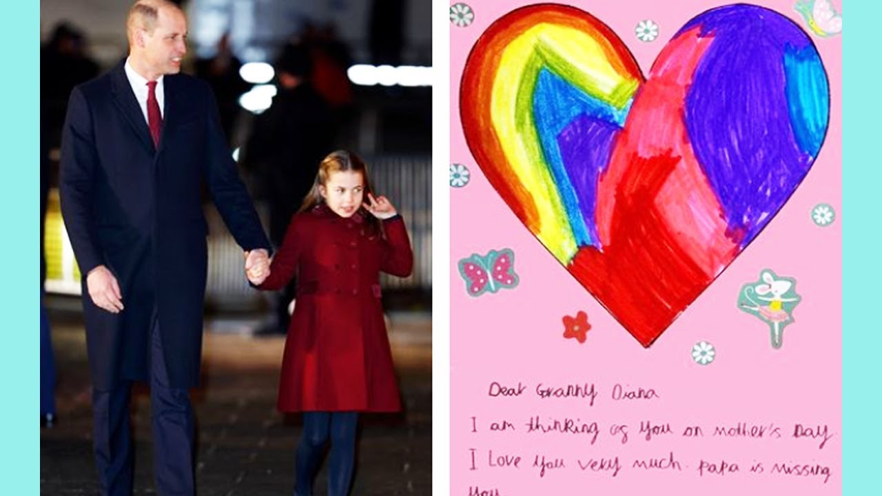 😪 Princess Charlotte's heartbreaking Mother's Day words about dad Prince William