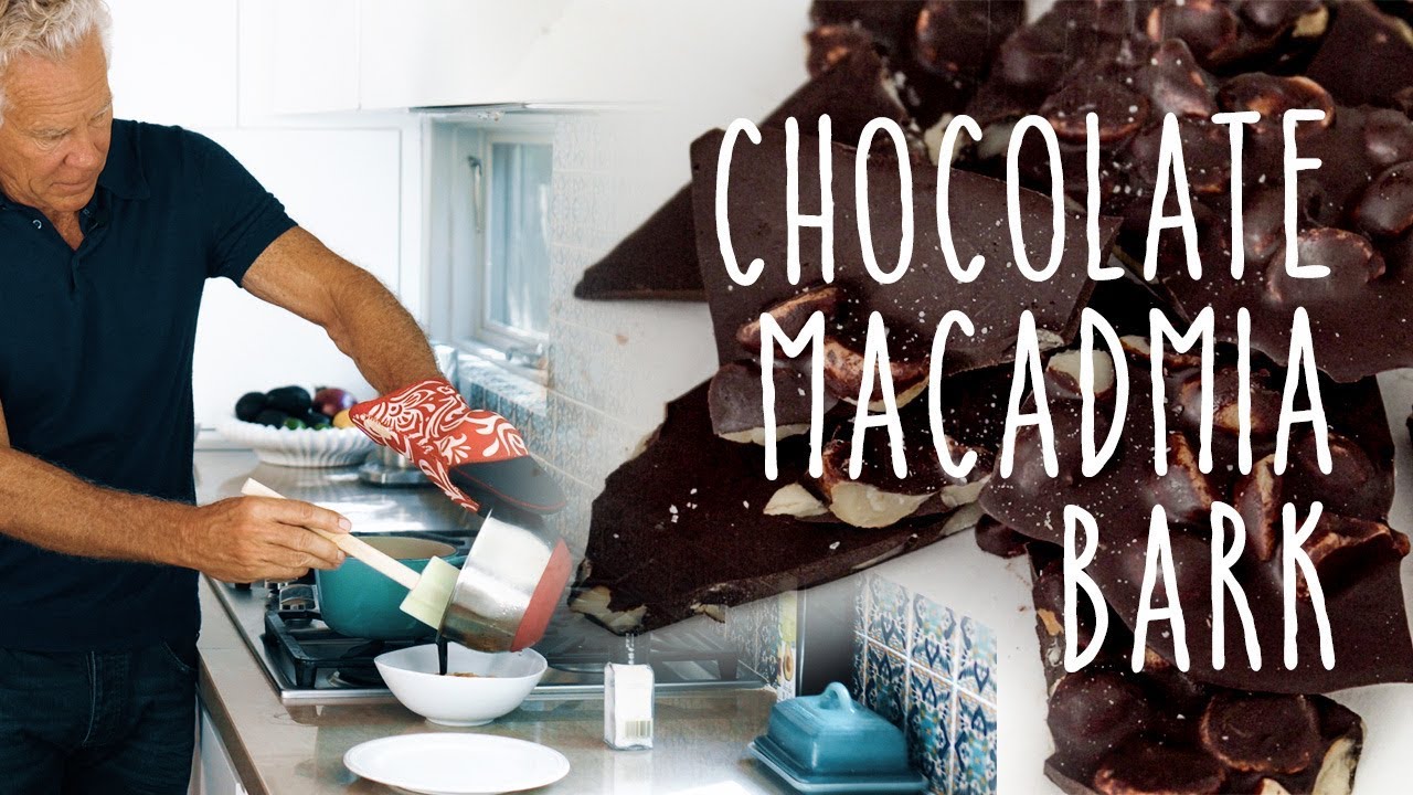 Keto Recipe - Dark Chocolate Macadamia Bark