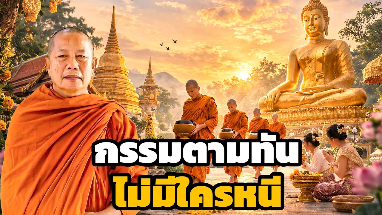 กรรมตามทัน  ธรรมะคลายทุกข์ พระมหาบุญช่วย ปัญญาวชิโร 1