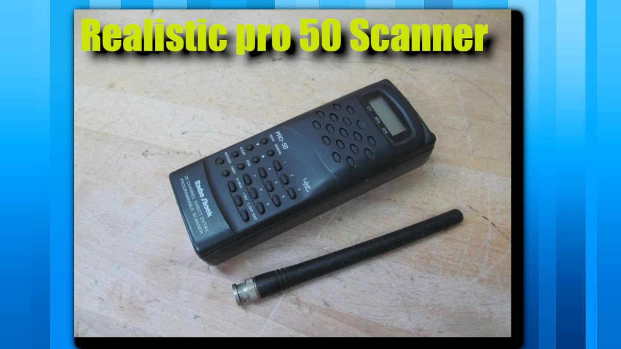 Realistic Pro50 scanner