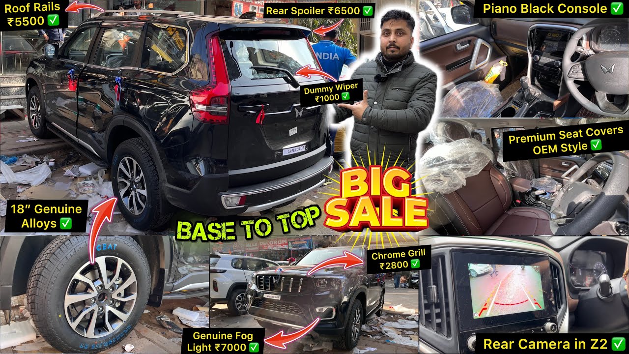 Mahindra Scorpio N Base Model Modification With Price ✅ Scorpio N Z2 Modified 🔥